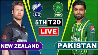 PAKISTAN vs NEW ZEALAND 5TH T20 MATCH Live SCORES | PAK VS NZ LIVE COMMENTARY LAST 4 OVERS