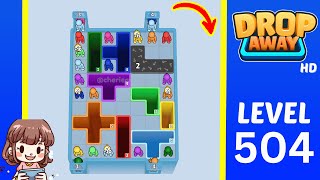 Drop Away Level 504 Solution Walkthrough