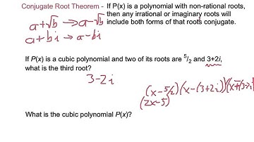 Algebra2 5.5 Polynomial Root Theorems