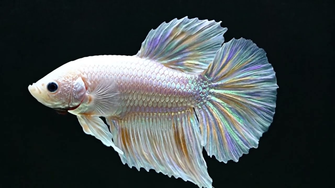 2 Hours Relaxing Betta Fish 4K 🐠 Best Background for Sleep, Study, Spa & Cats