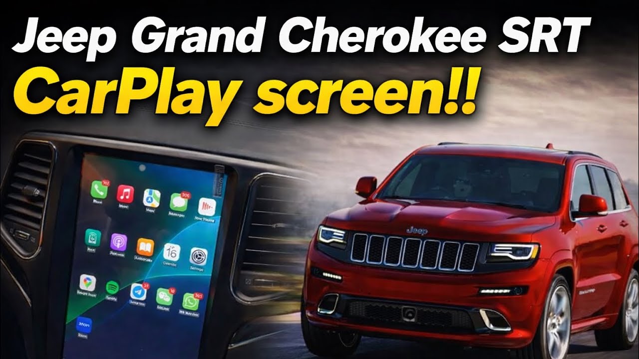 Srt Performance Screen jeep grand Cherokee SRT CarPlay Screen. Compatible with all model Grand ...