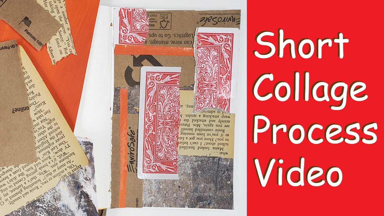 Collage Short Short Collage Process Video #13 - YouTube