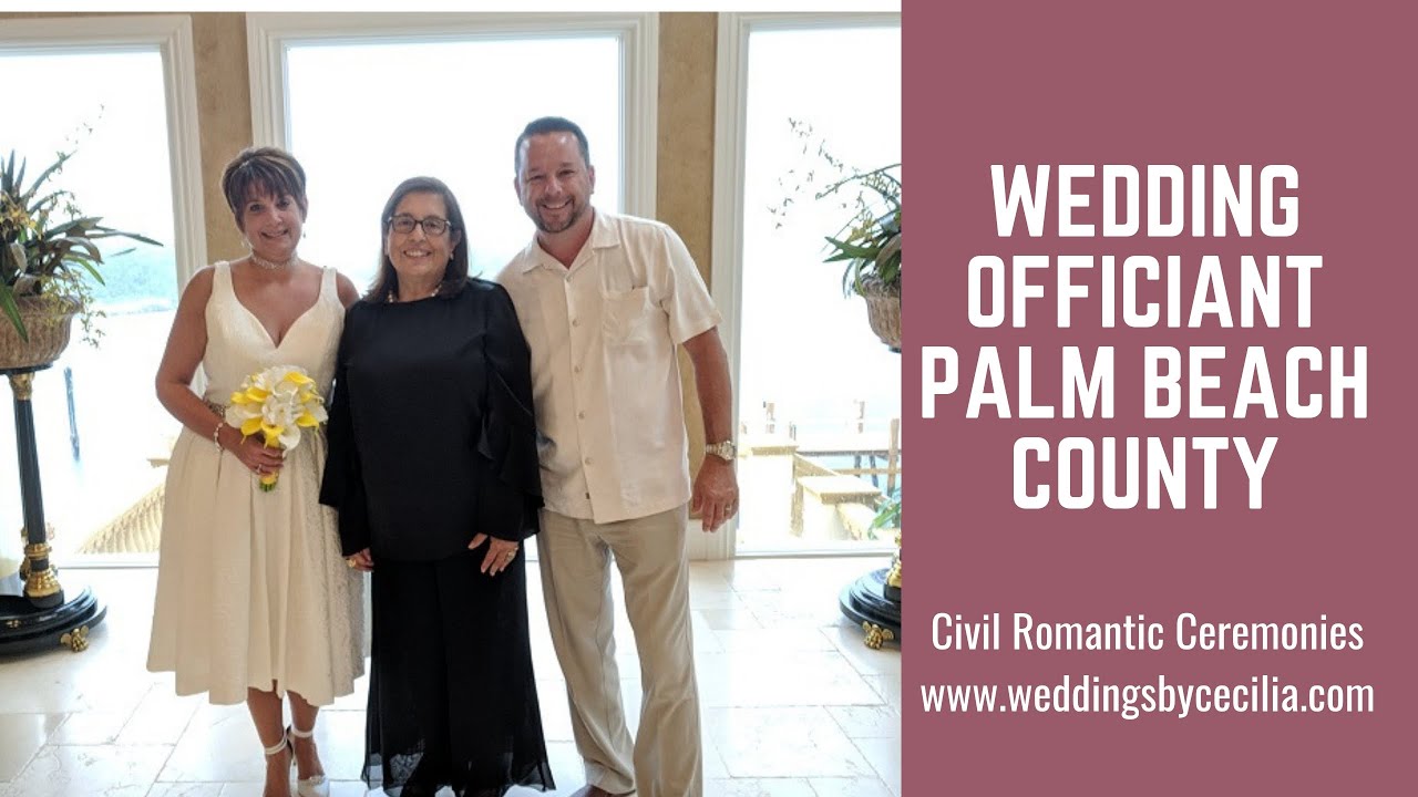 Wedding Officiant - Palm Beach County (Review) - YouTube