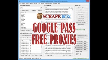 Scrapebox Proxies - how to scrape google passed proxies with scrapebox