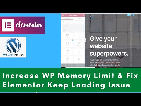 How To Fix Elementor Keep Loading Issue | Increase WordPress Memory Limit 2022 | Learn To Earn