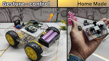 DIY Auto met gebarenbediening met ESP32 en MPU6050 | Handbewegingsrobotauto voor thuis!