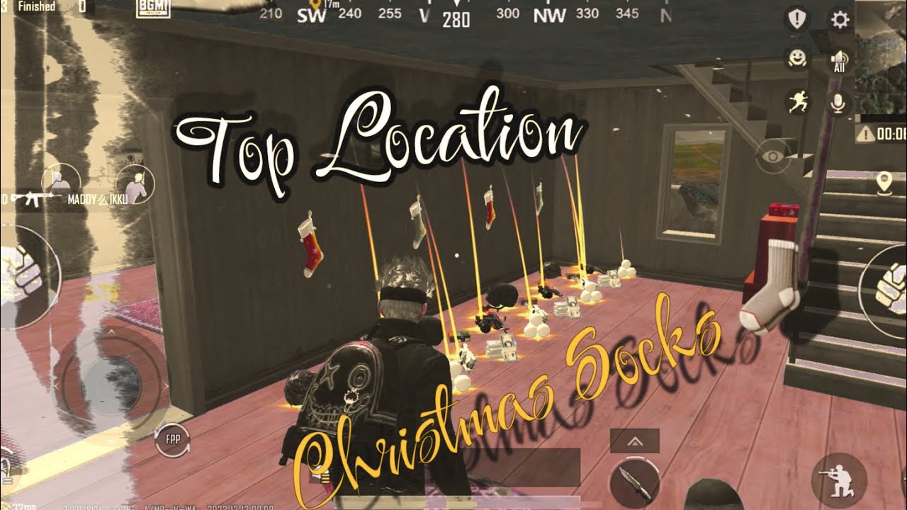 How to loot best Location Christmas Socks Bgmi 🧦 | Bgmi New Update