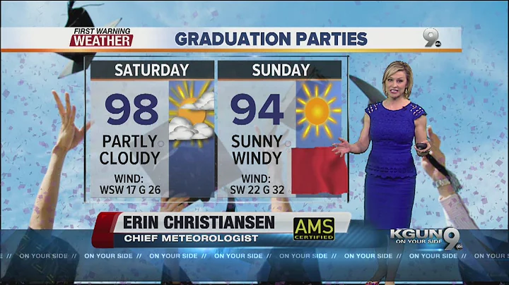 Chief Meteorologist Erin Christiansen's KGUN 9 Forecast Friday, May 13, 2016