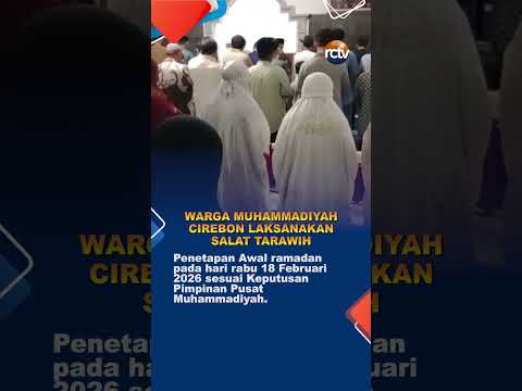 WARGA MUHAMMADIYAH CIREBON LAKSANAKAN SALAT TARAWIH