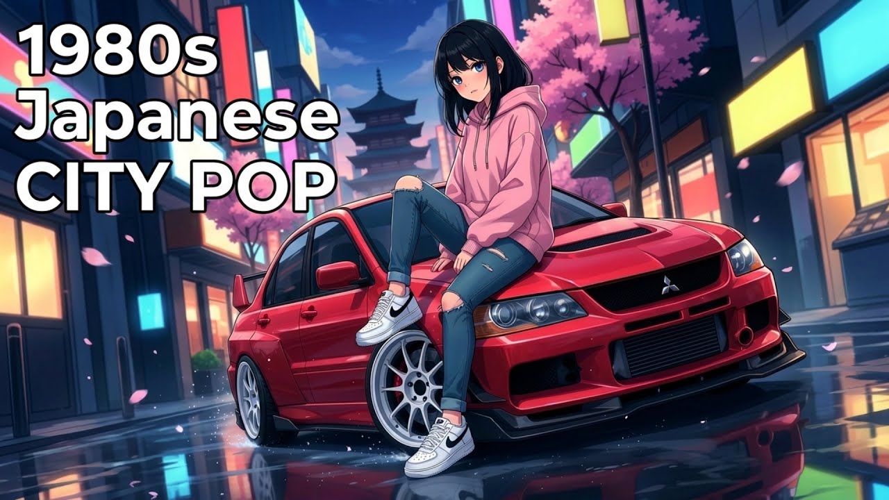 80s City Pop】Plastic Neon Heart | Tokyo Bubble Nostalgic Drive