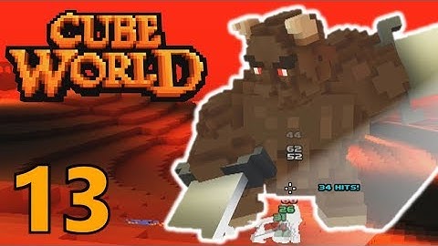 [13] Named Minotaur Bosses! Quest For Powerful Gear! (Cube World Gameplay)