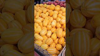 Do You Know This Yellow Fruits? Healthy Fruit Chamoe! Korean Melon Cutting