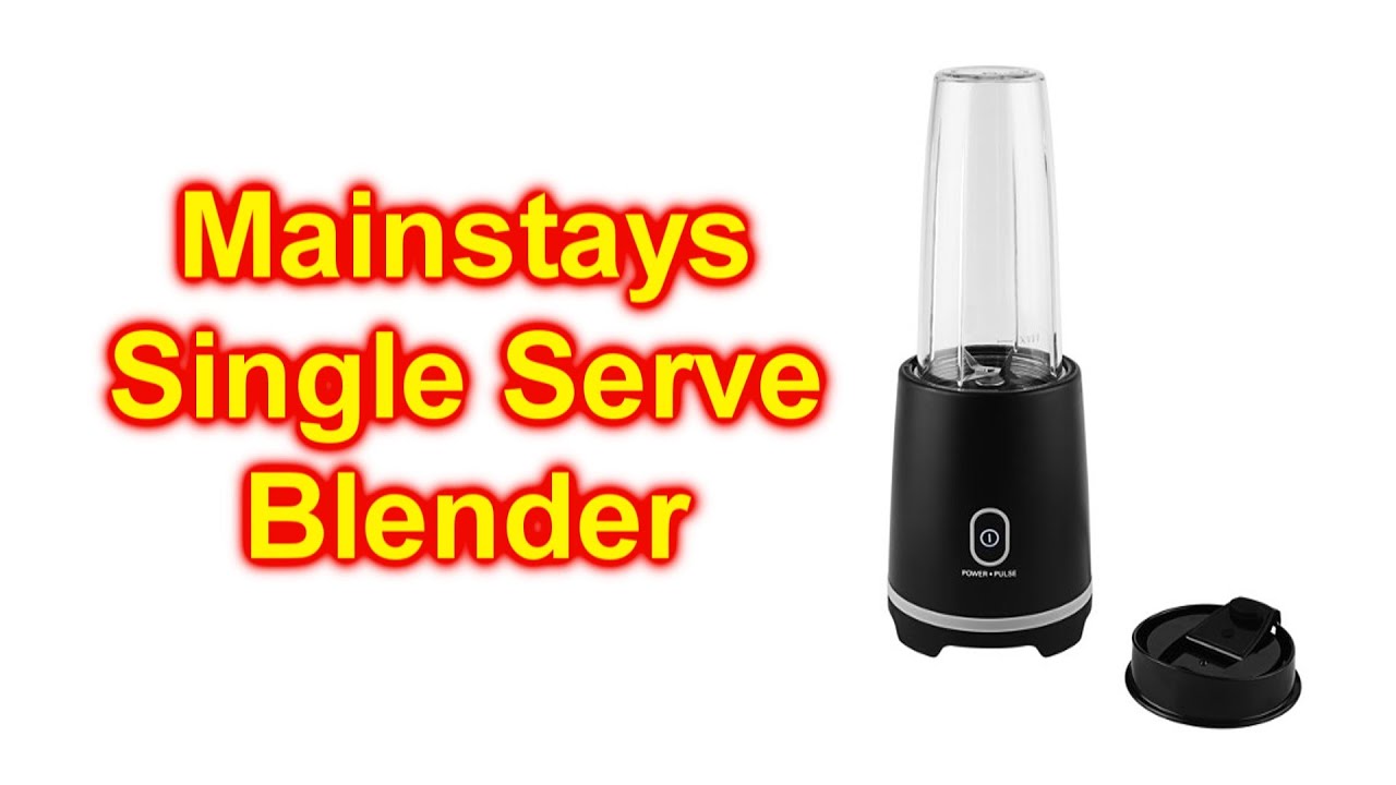 Mainstays Single Serve Blender, Black