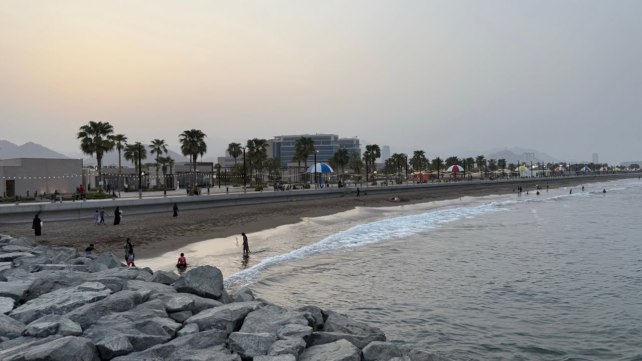 Umbrella Beach Fujairah 4k ultra HD Video, Fujairah Beach 4k, Travel Vlogs 4k, Dubai 4K 