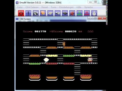 Mr. Wimpy The Hamburger Game - Commodore 64 - emulador Emu64 v5.0.11 ...