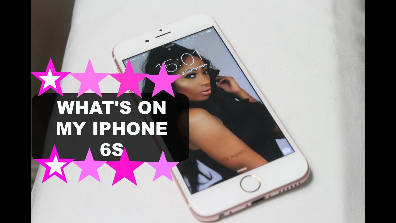 WHATS ON MY IPHONE 6S HOW I EDIT MY INSTAGRAM IAMSHE