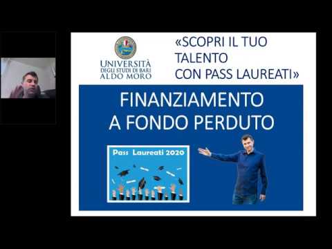 Bando Pass Laureati 2020: webinar