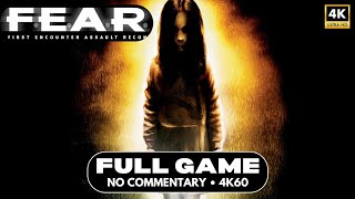 🔴 F.E.A.R Full Campaign (PC) – 4K 60FPS Ultra Settings | No Commentary