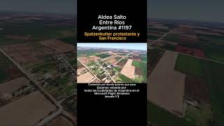 Aldea Salto, Entre Rios desde el Microsoft Flight Simulator #aldeasalto #entrerios #msfs #argentina