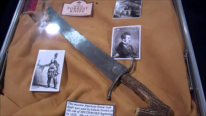Knives of note Edwin Forest Metamora Bowie knife o...
