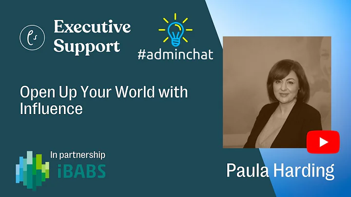 Open Up Your World with Influence - Paula Harding ...