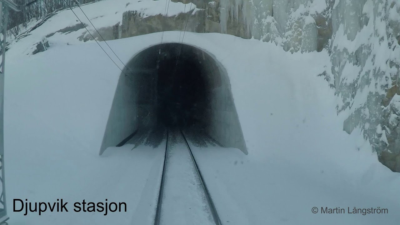 Hyttåkning Ofotbanen 2018-03-12 - Cabride Ofoten line