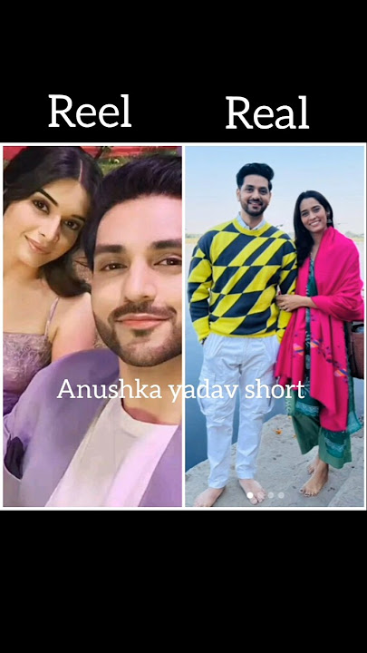 Reel 🆚Real gum hai kisi ke Pyar Mein 😘✨#anushkayadavshort #bhavikasharma #ghkkpm #shortsviral #savi