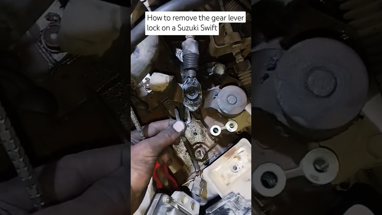 How to remove the gear lever lock on a Suzuki Swift