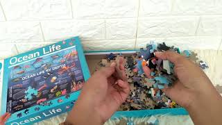 500 Piece Jigsaw Puzzle Ocean Life by Depth screenshot 5