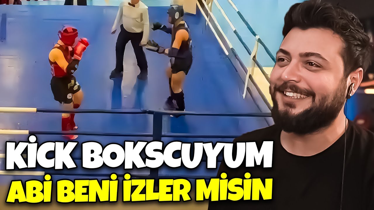 Elayja Chattaki Kick Boks Dövüşçüsünü İzliyor