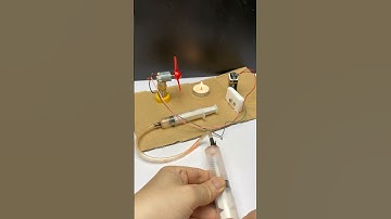 Dc motor project - hydraulic fan #dcmotor #tech #fan #shorts #scienceexperiment #diy