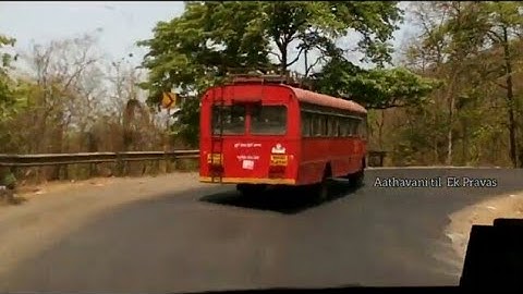 एस्टी बस:MSRTC BUS CHASING MSRTC BUS IN GHAT ROAD । MSRTC BASES MAHARASHTRA ।