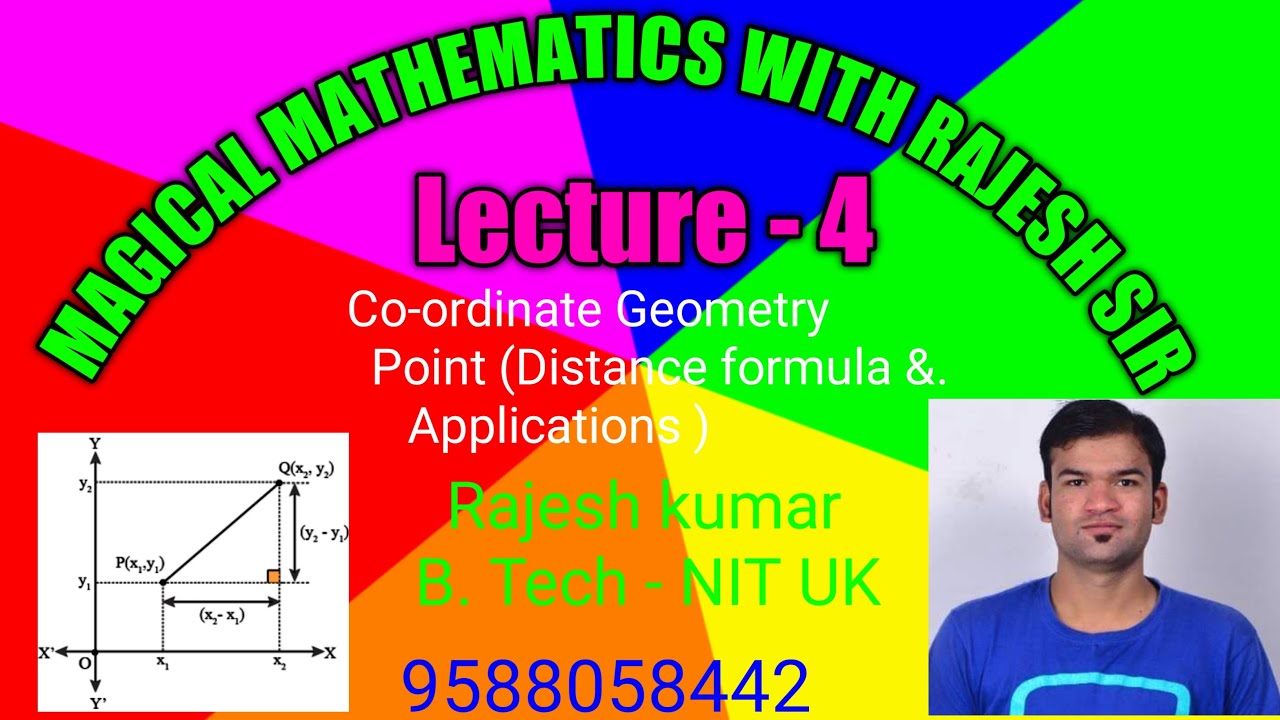 Co-ordinate geometry | L- 4(Distance formula&Application) | Class-XI ...