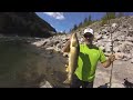 Walleye fishing from shore