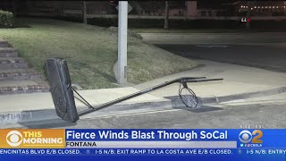 Fierce Winds Blast Through Southland