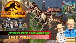 Lego Juric World Lego 75936 Juric Park T.rex Rampage ジュラシックワールド