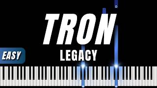 TRON Legacy - Daft Punk | EASY Piano Tutorial