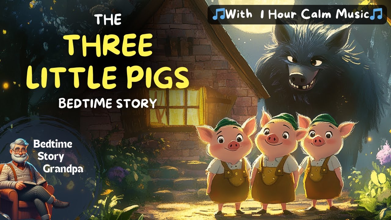 🐷 The Three Little Pigs | A bedtime story and a fairy tale for kids 💤🌙 ...