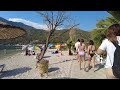 What Ölüdeniz Plajı/Beach in Turkey looks like on the weekend, 2021