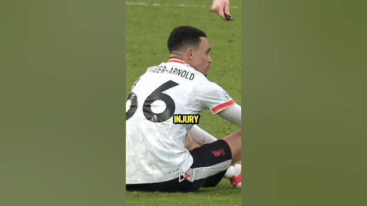 Alexander-Arnold injury vs Bournemouth 🤕 #liverpool #salah #alexanderarnold #premierleague