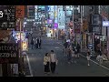 【地震速報】地震発生時の新宿、歌舞伎町の様子