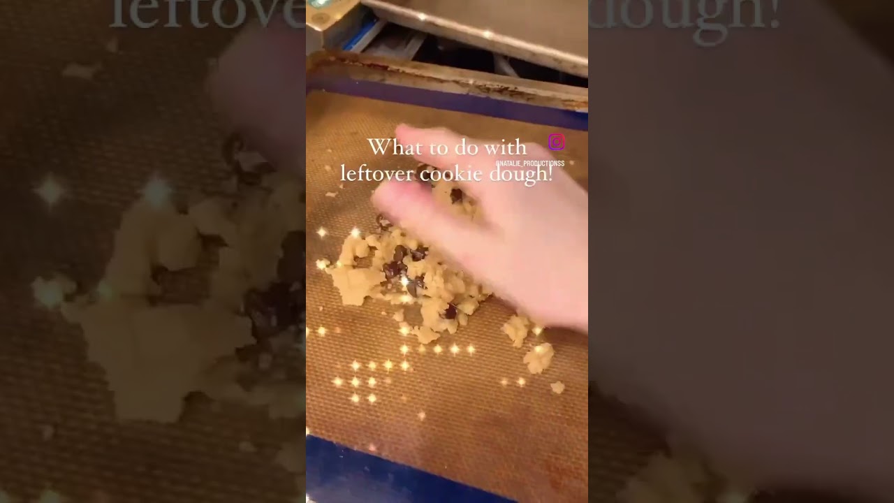 WHAT TO DO WITH COOKIE DOUGH LEFTOVERS!! #fyp #fun #yum #shorts #fun #cookiedogh