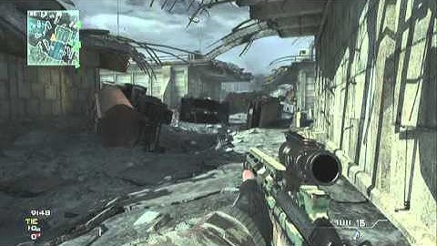 Crazy Mw3 Collateral double kill quickscope