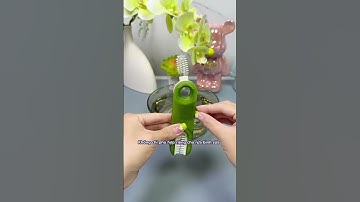 Bàn Chải Vệ Sinh Ly , Cốc Hình Chữ U 3in1 Đa Năng #covesinhonghut #queruaonghut #corualy#dungcurualy