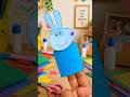 Paper sheet peppa toy craft ideas for kids #shortsfeed #ytshorts #viralshort #kids #art #peppa #diy