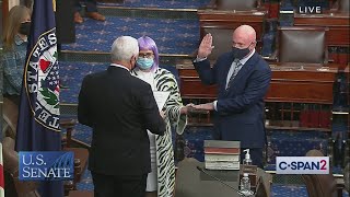Sen. Mark Kelly (D-AZ) is sworn into the U.S. Senate