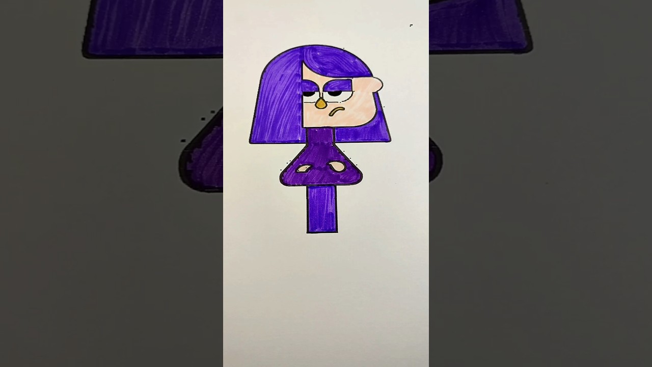 Duolingo Colouring Lily page