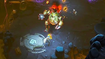 Torchlight 3 - Boss Fight - Secret Weapon (Excavated Workshop)