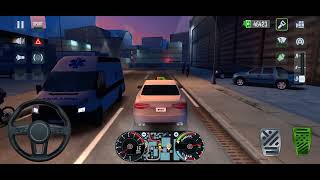 Los Angeles Taxi Abenteuer: Weiße Audi Cab im Car Parking 3D Simulator 🚖🚗🌆🔥 screenshot 4