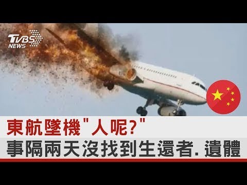 驚悚畫面曝光! 東航客機8千多公尺斷崖式墜機